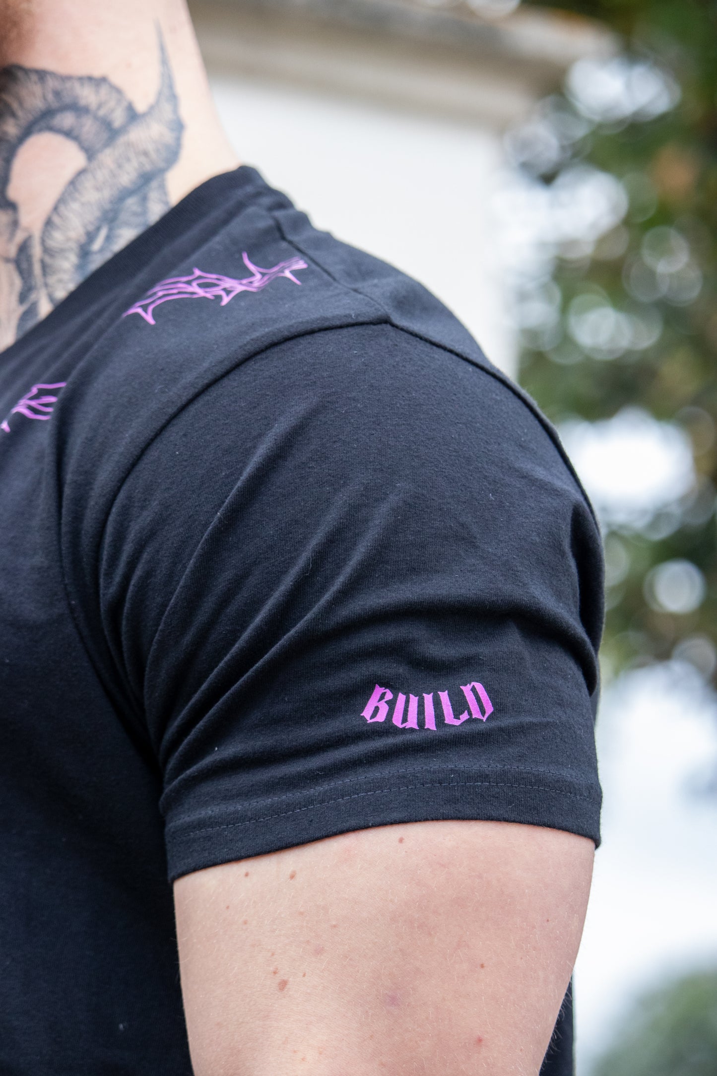 LIFTING TEE MEN- PURPLE