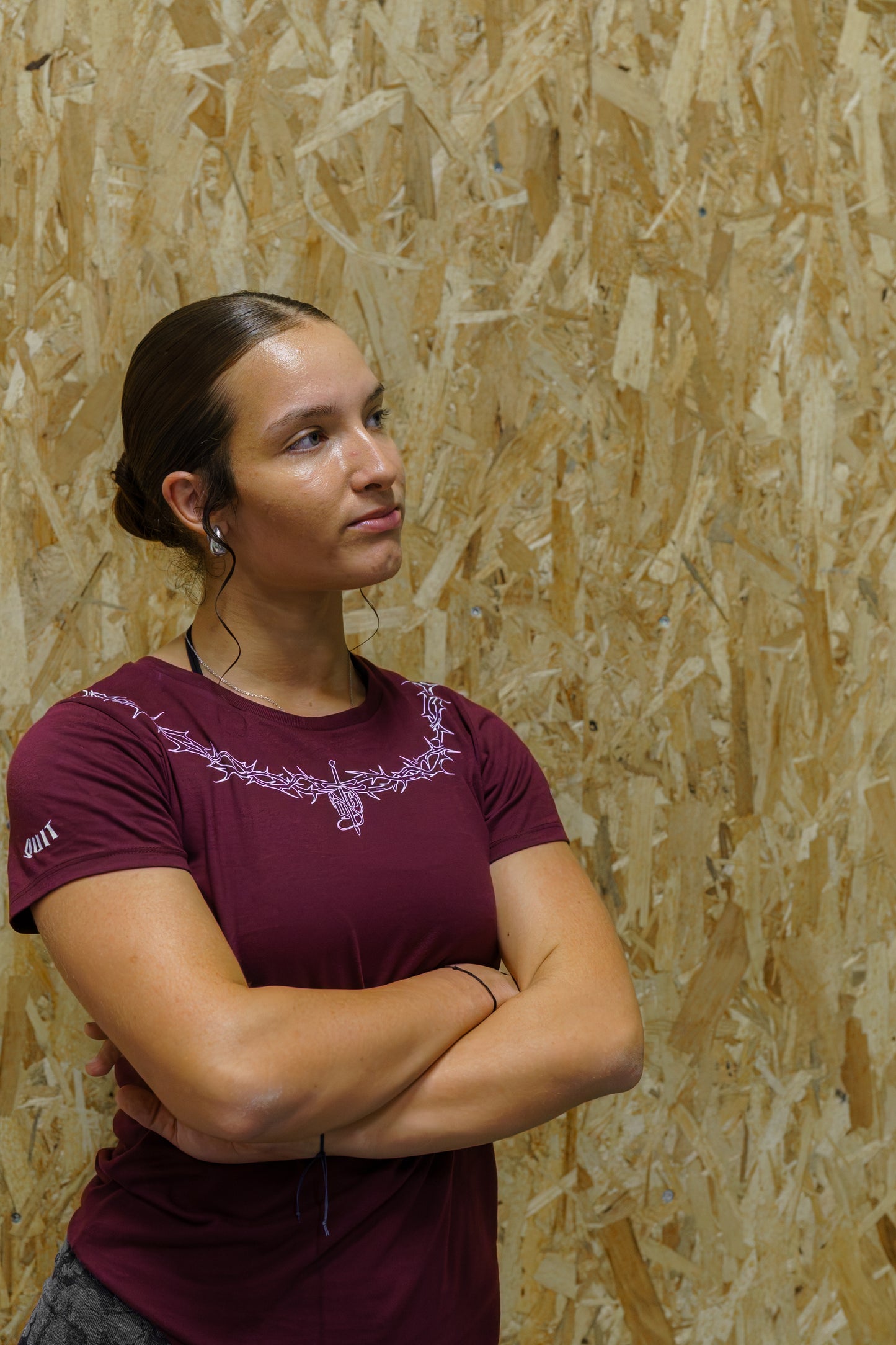 PREMIUM LIFTING TEE WOMEN- QUIT and BUILD